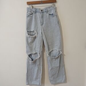 COPY - Abrand high waisted, baggy fit blue slouch jeans jeans, size 26